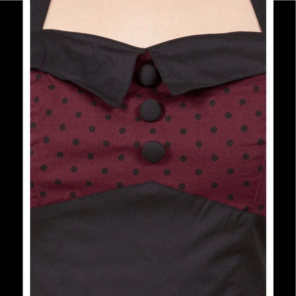 Retro halter rockabilly dress polka dot (L) - Picture 4 of 5